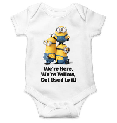 Cartoon Quotes Rompers for Baby Girl- FunkyTeesClub