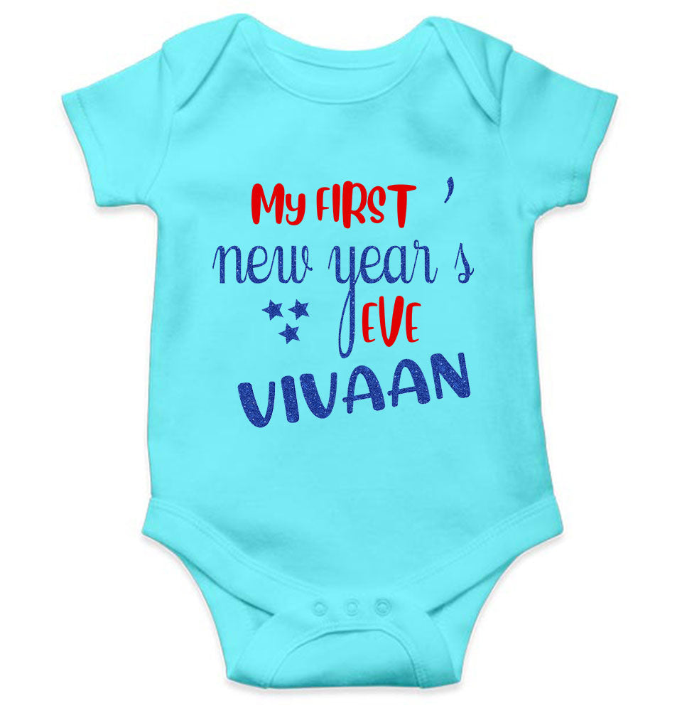 Customized Name My First New Year Rompers for Baby Boy- FunkyTeesClub