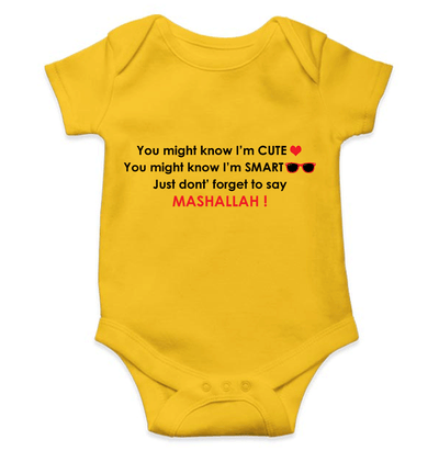 Mashallah Rompers for Baby Boy- FunkyTeesClub
