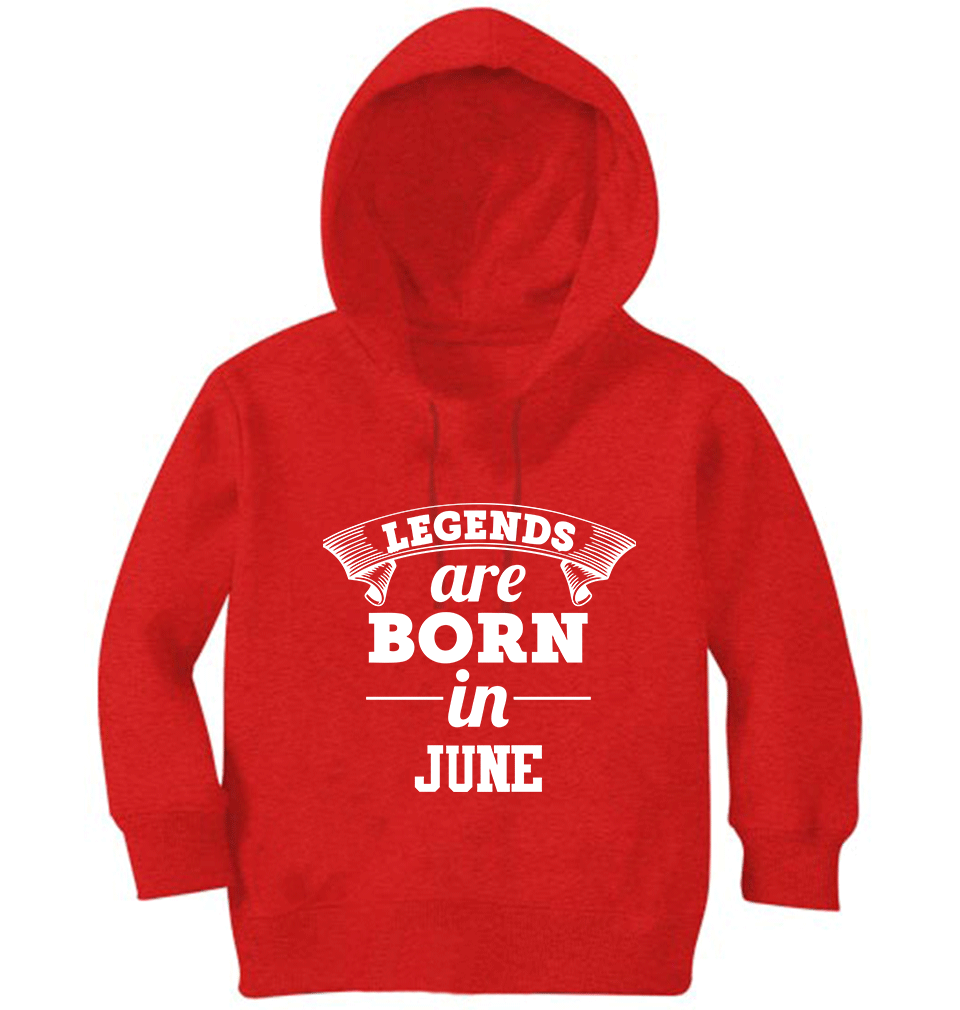 Legends are Born in June Boy Hoodies-FunkyTeesClub