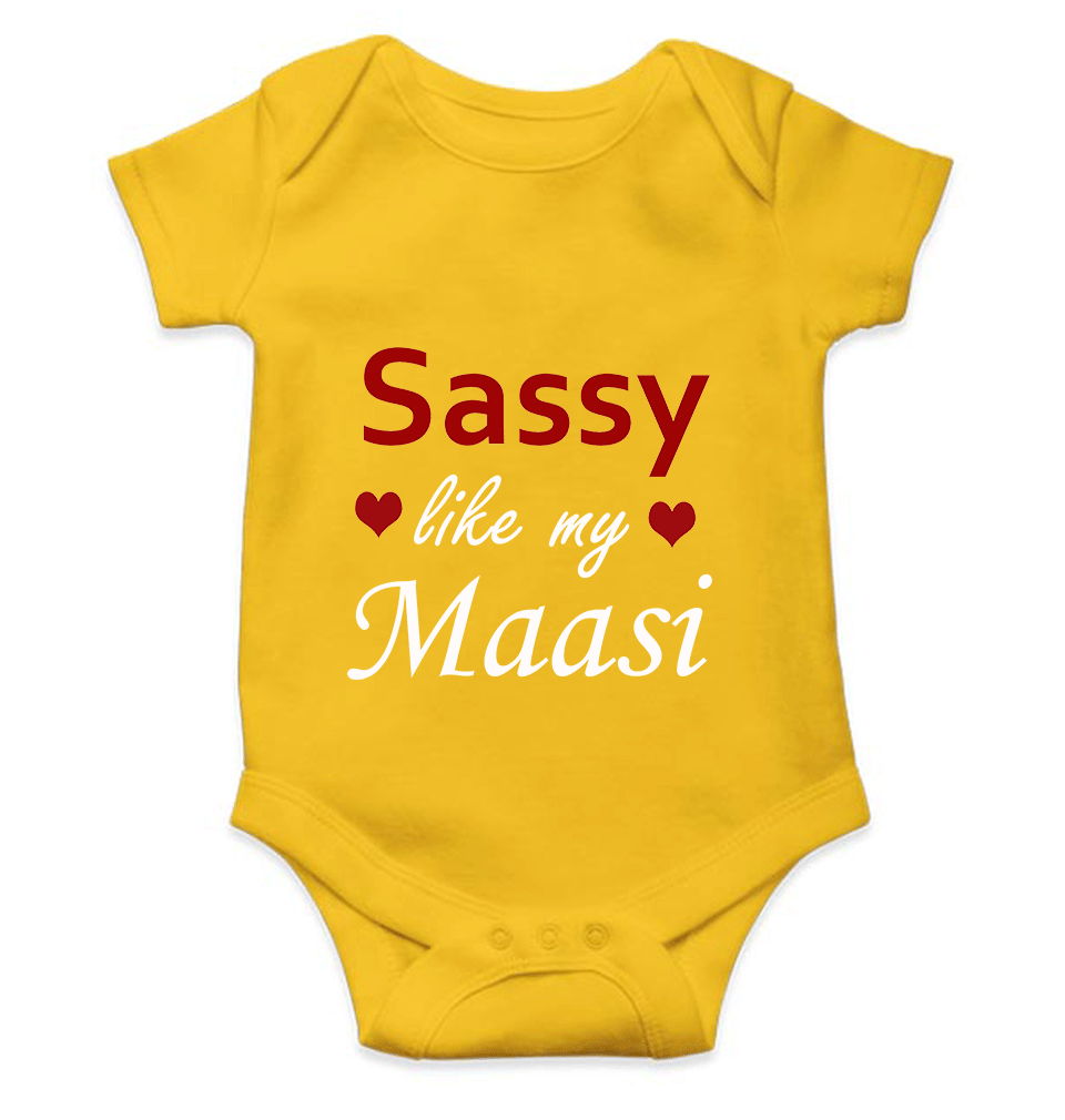Sassy Like My Masi Rompers for Baby Girl- FunkyTeesClub