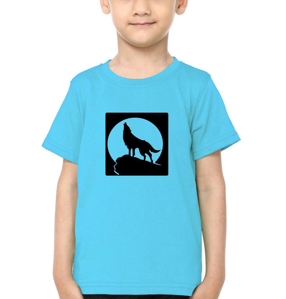 WOLF Half Sleeves T-Shirt for Boy-FunkyTeesClub