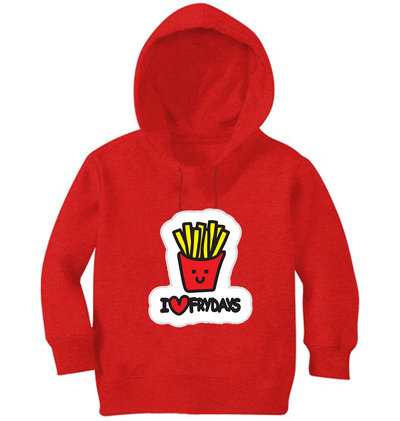 I Love Fridays Boy Hoodies-FunkyTeesClub