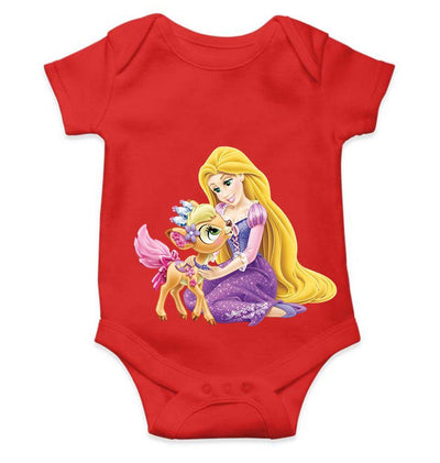 Cute Princess Cartoon Rompers for Baby Girl- FunkyTeesClub