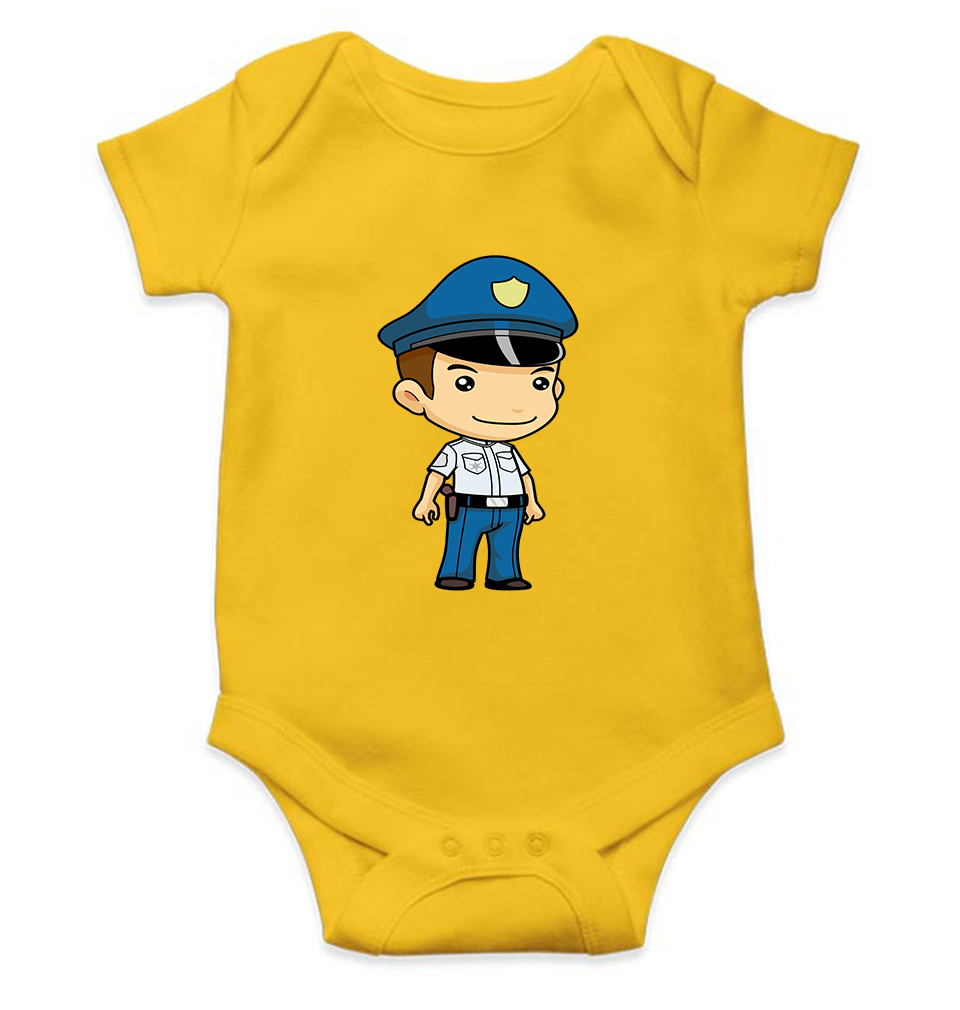 Future Police Rompers for Baby Boy- FunkyTeesClub