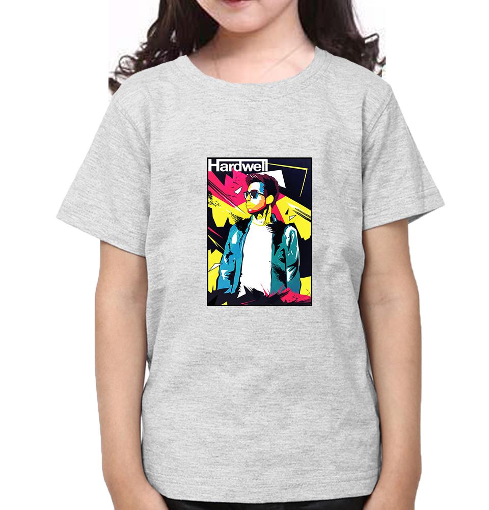 Hardwell abstract Half Sleeves T-Shirt For Girls -FunkyTeesClub