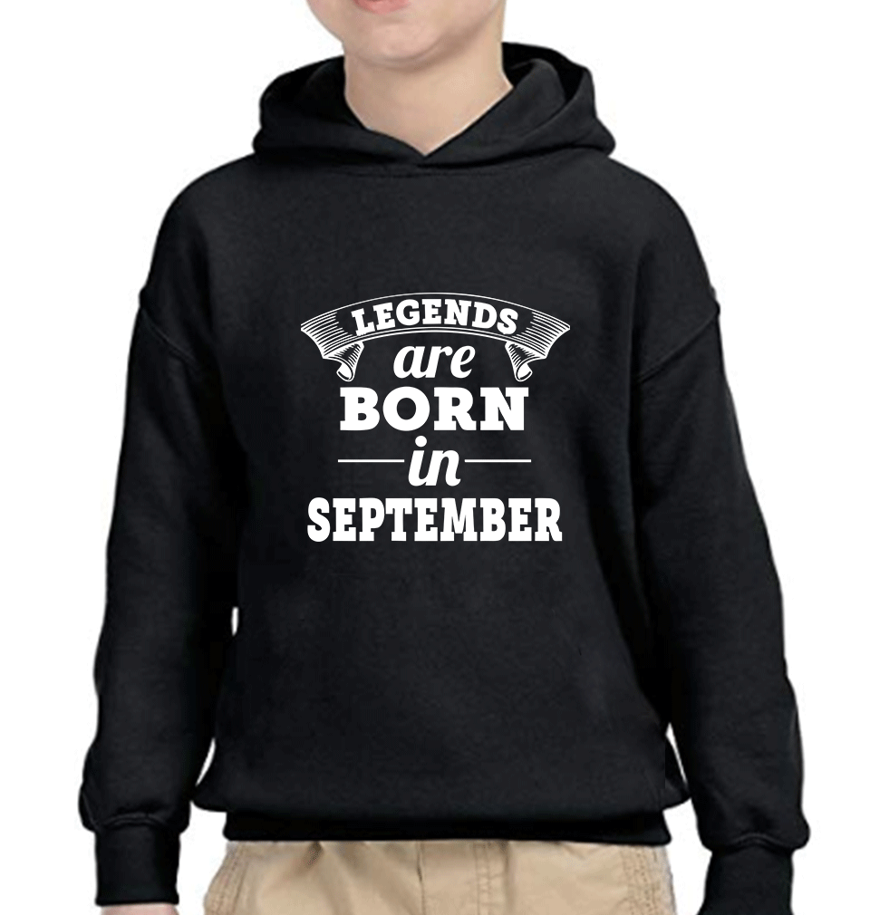 Legends are born in september Boy Hoodies-FunkyTeesClub