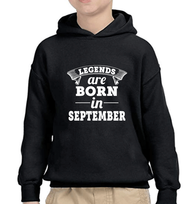 Legends are born in september Boy Hoodies-FunkyTeesClub