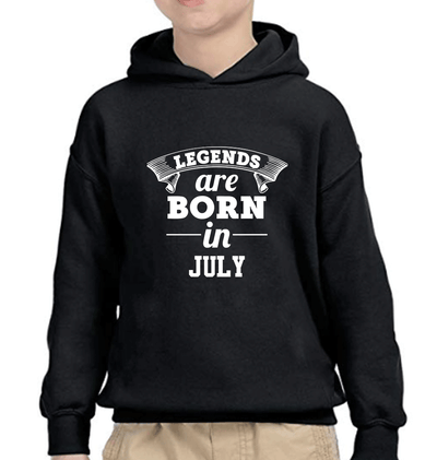 Legends are Born in July Boy Hoodies-FunkyTeesClub