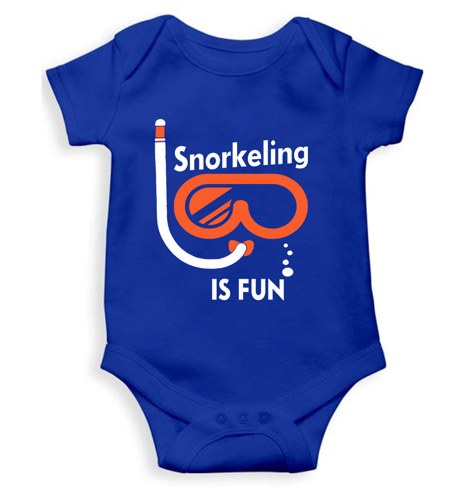 Snorkeling Is Fun Rompers for Baby Girl- FunkyTeesClub