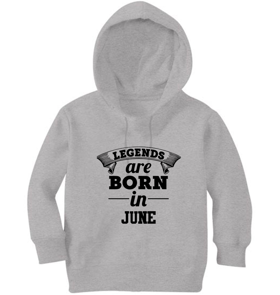 Legends are Born in June Girl Hoodies-FunkyTeesClub
