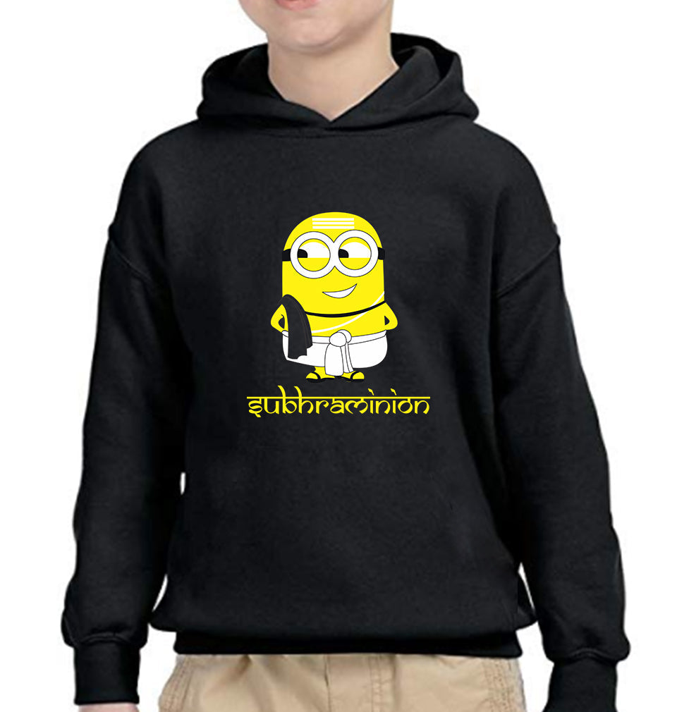 Minion Subhraminion Boy Hoodies-FunkyTeesClub