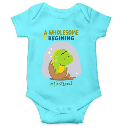 First Food Rompers for Baby Boy- FunkyTeesClub