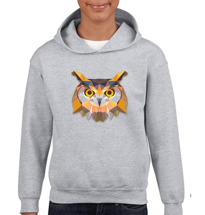 TRIANGLE OWL Boy Hoodies-FunkyTeesClub