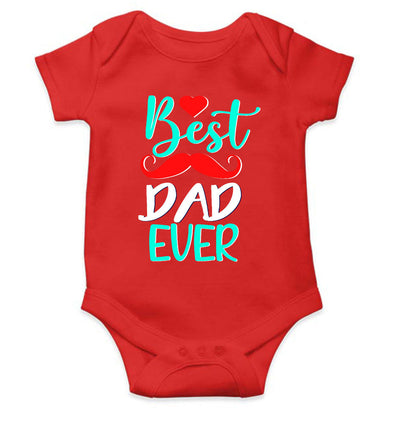 Best Dad Ever Fathers Day Rompers for Baby Boy- FunkyTeesClub