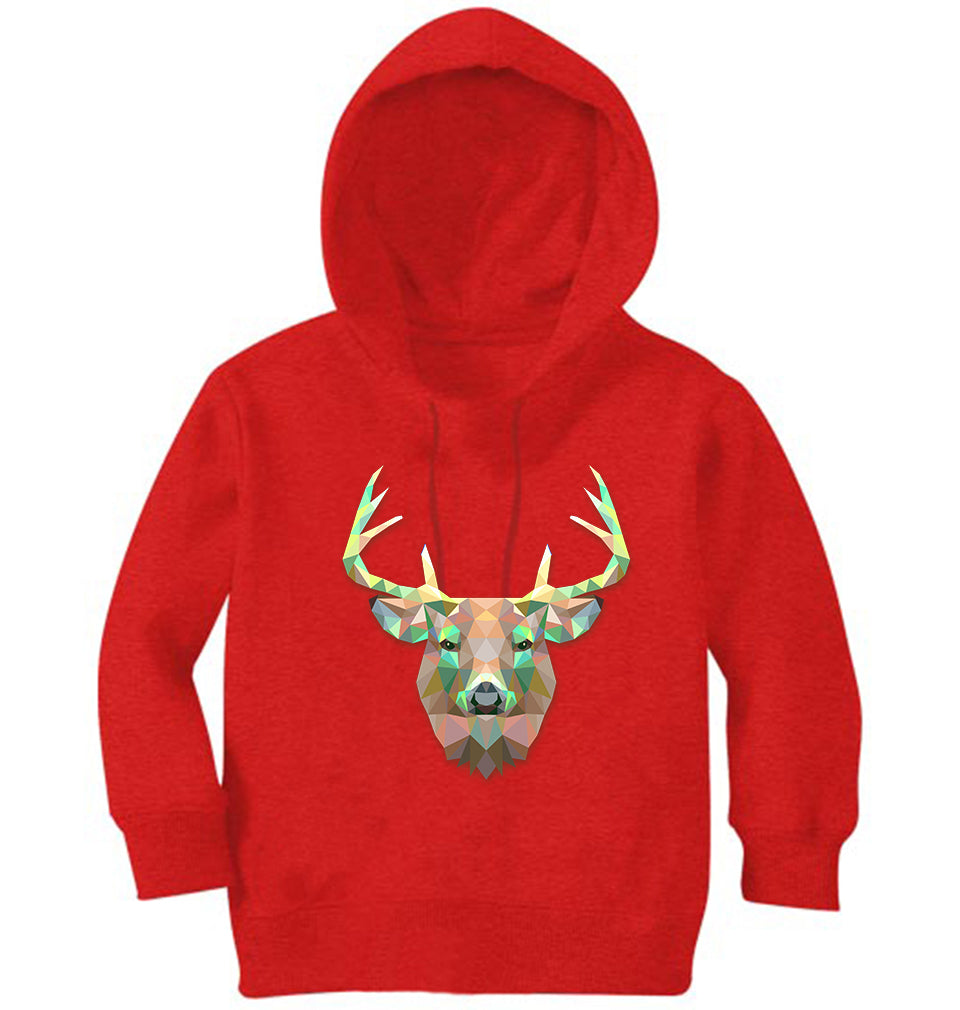 TRIANGLE DEER Boy Hoodies-FunkyTeesClub