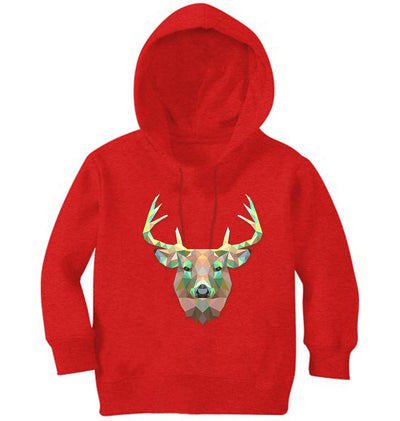TRIANGLE DEER Boy Hoodies-FunkyTeesClub