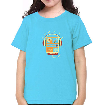 Let's Play Half Sleeves T-Shirt For Girls -FunkyTeesClub