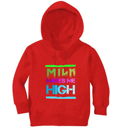 Milk Make Me High Boy Hoodies-FunkyTeesClub
