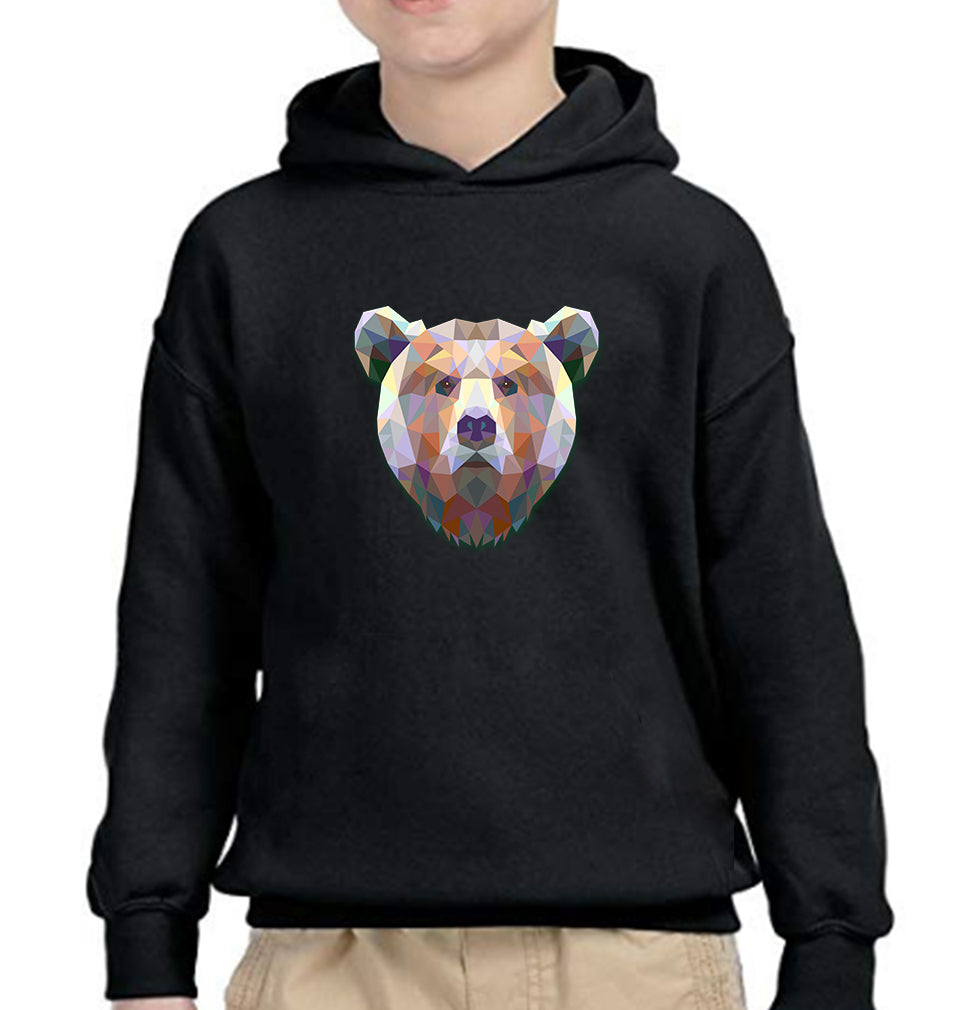 TRIANGLE BEAR Boy Hoodies-FunkyTeesClub