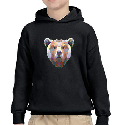 TRIANGLE BEAR Boy Hoodies-FunkyTeesClub