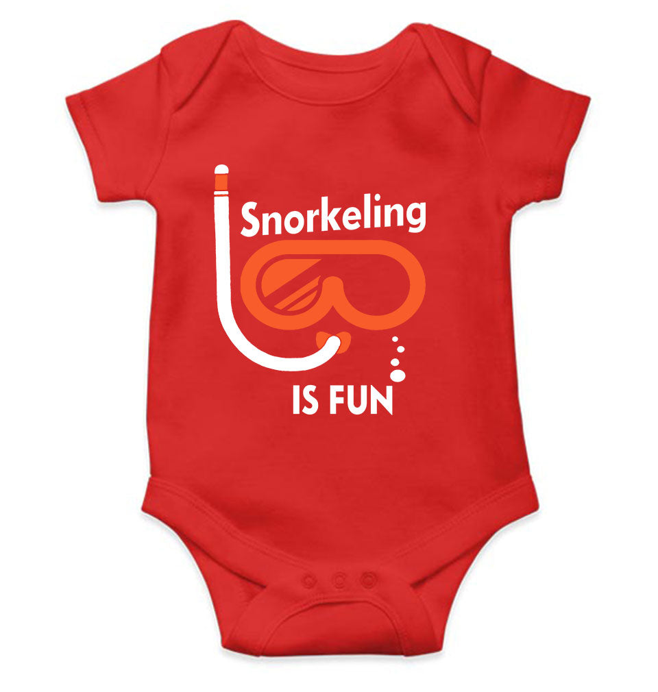 Snorkeling Is Fun Rompers for Baby Girl- FunkyTeesClub