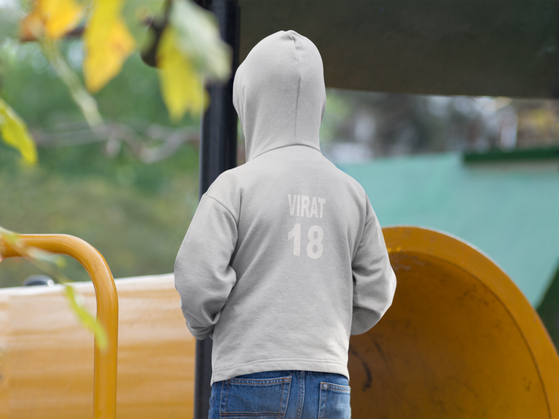 Virat 18 Boy Hoodies-FunkyTeesClub
