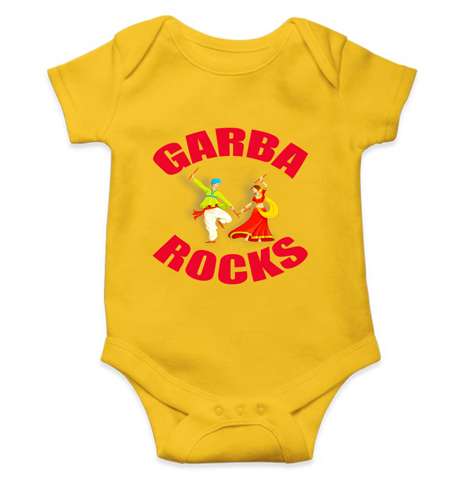 Garbha Rocks Rompers for Baby Girl- FunkyTeesClub