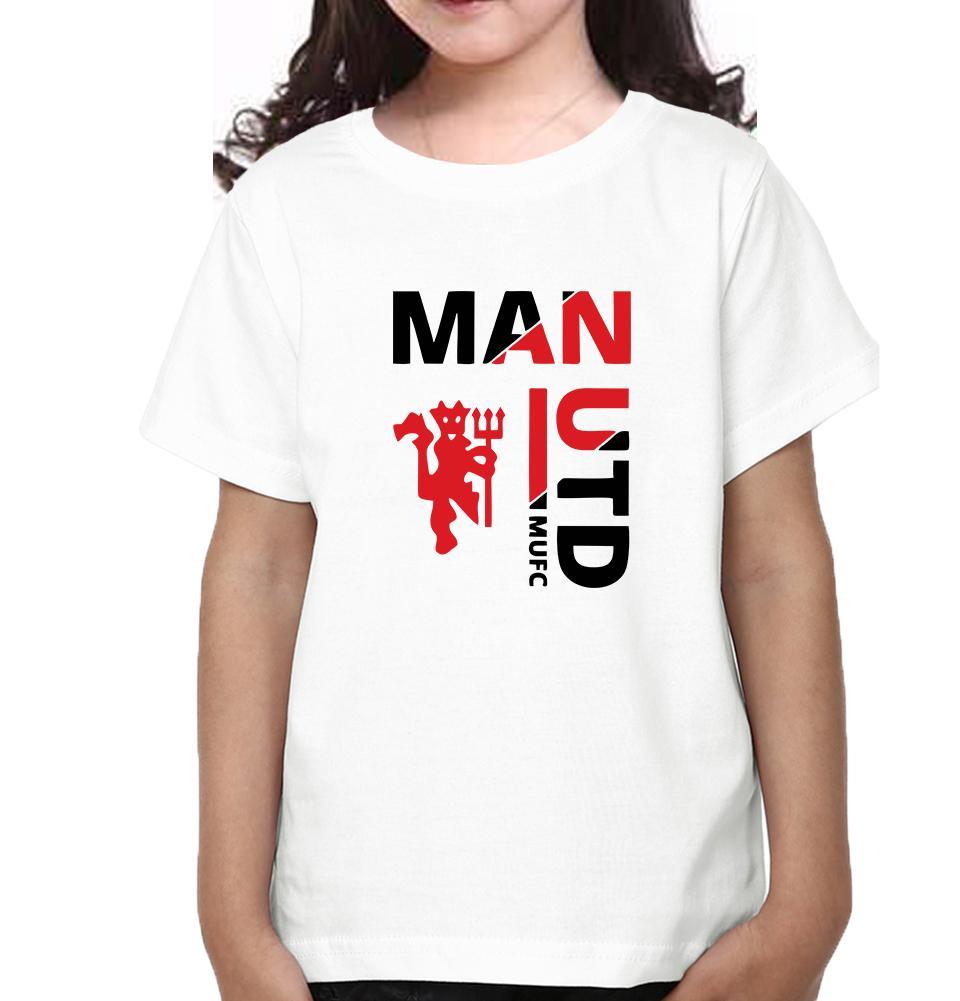Manchester United Half Sleeves T-Shirt For Girls -FunkyTeesClub