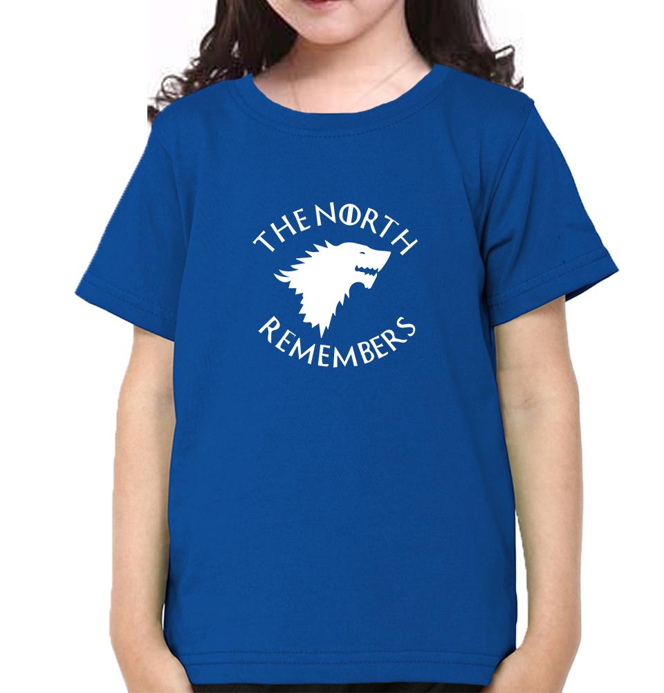 GOT Game Of Thrones North Remembers Half Sleeves T-Shirt For Girls -FunkyTeesClub