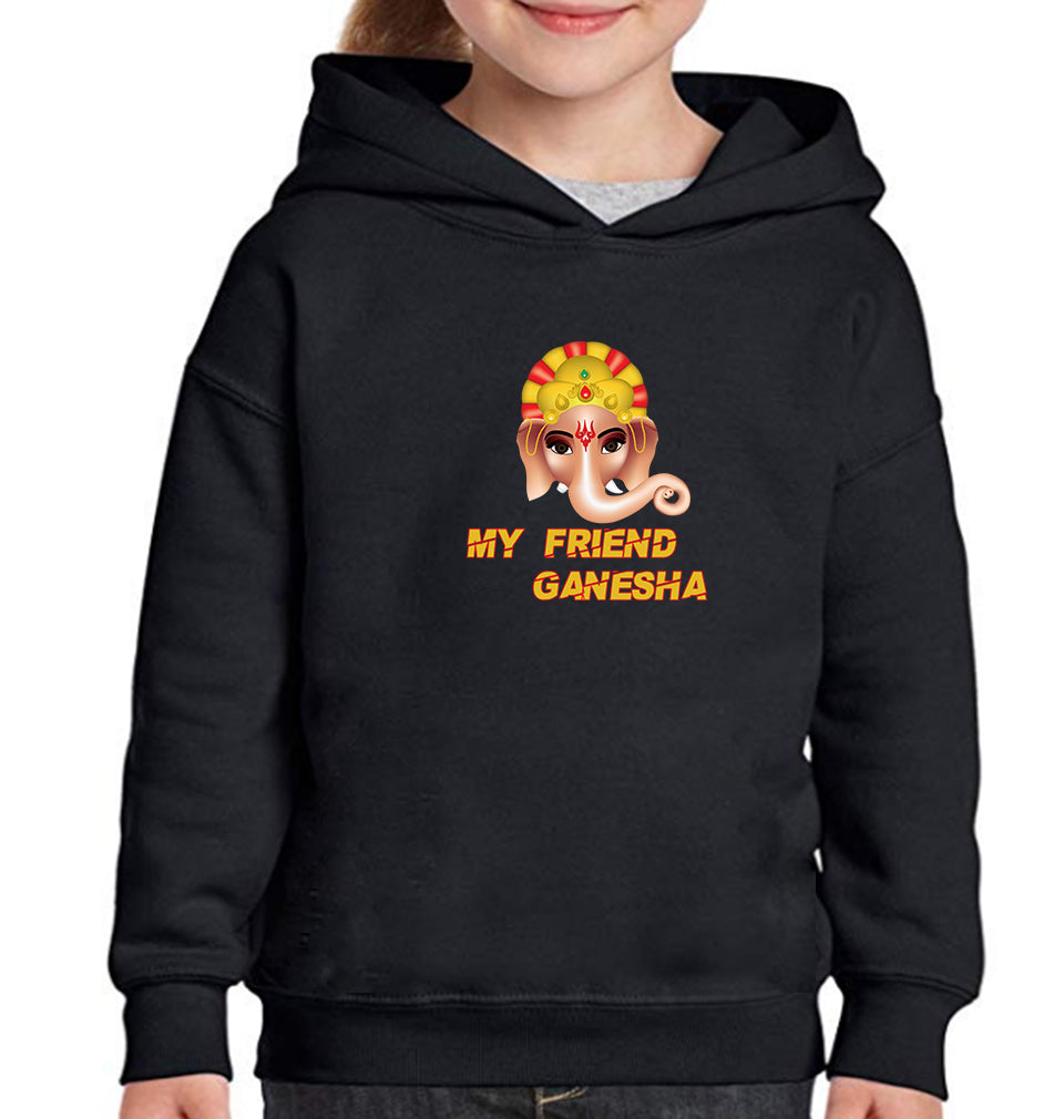 My Friend Ganesha Girl Hoodies-FunkyTeesClub