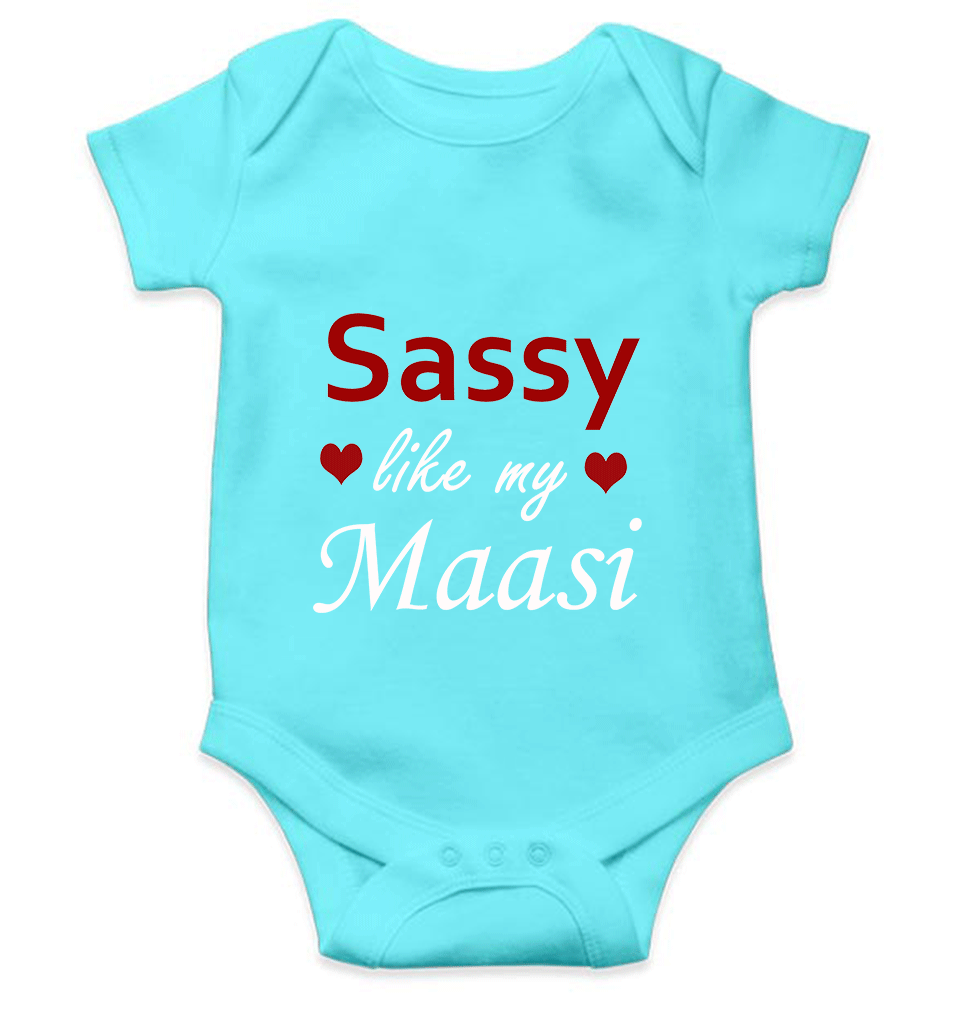 Sassy Like My Masi Rompers for Baby Girl- FunkyTeesClub
