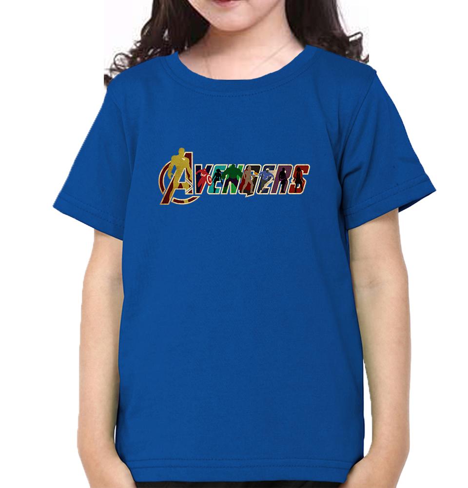 Avengers Half Sleeves T-Shirt For Girls -FunkyTeesClub