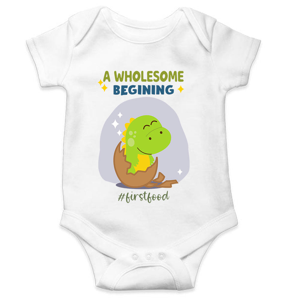 First Food Rompers for Baby Boy- FunkyTeesClub