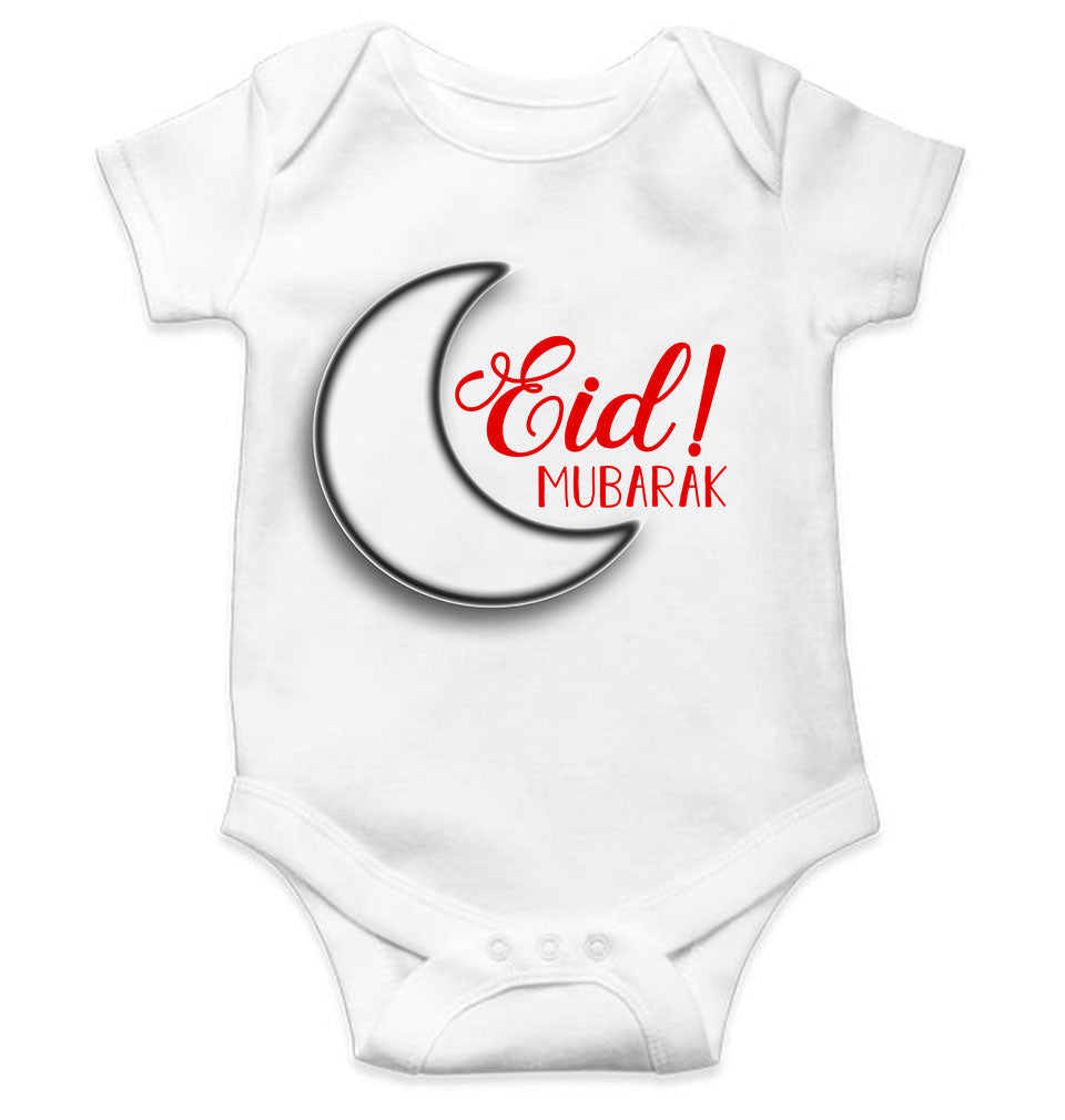 Eid Mubaaarak Rompers for Baby Girl- FunkyTeesClub