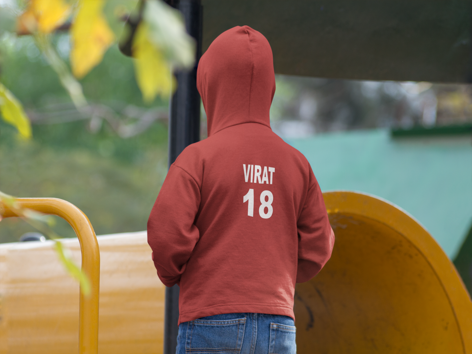 Virat 18 Boy Hoodies-FunkyTeesClub