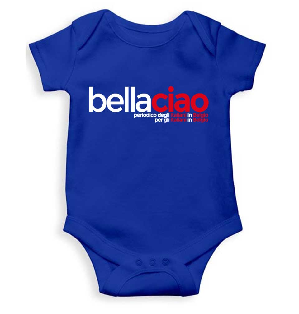 La Casa Da Papel Money Heist Web Series Rompers for Baby Boy- FunkyTeesClub