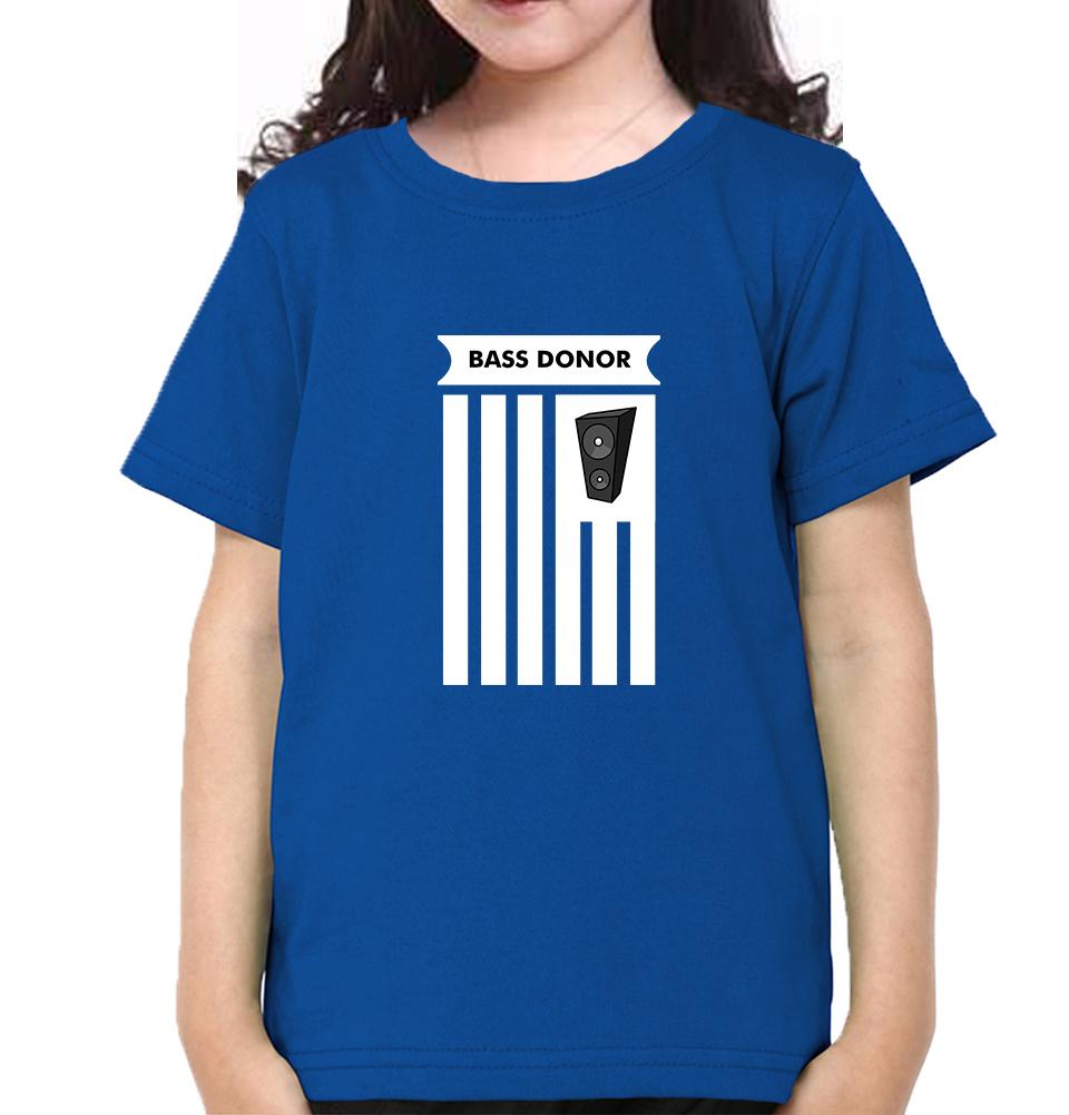 BASS DONOR Half Sleeves T-Shirt For Girls -FunkyTeesClub