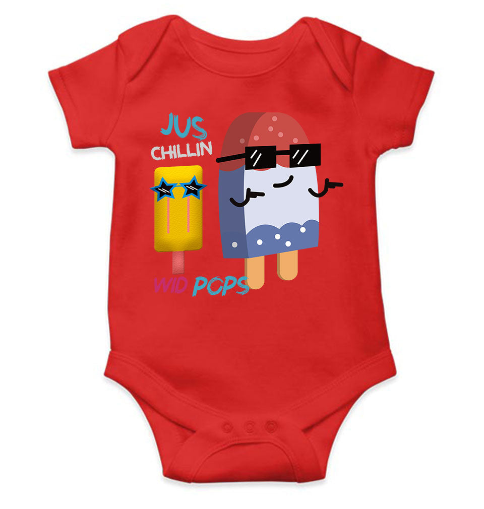 Popsicle Cartoon Rompers for Baby Girl- FunkyTeesClub