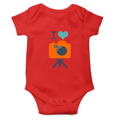 I Love Photography Rompers for Baby Girl- FunkyTeesClub