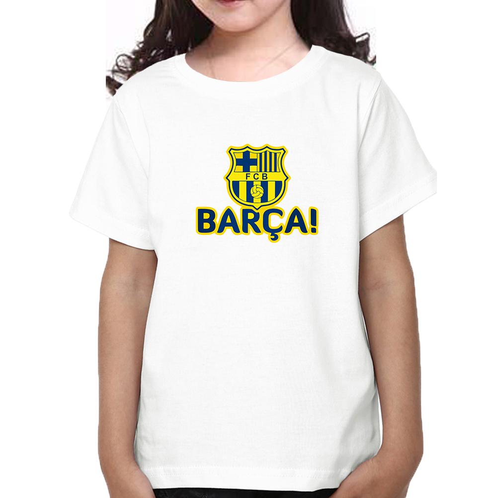 FCB Half Sleeves T-Shirt For Girls -FunkyTeesClub