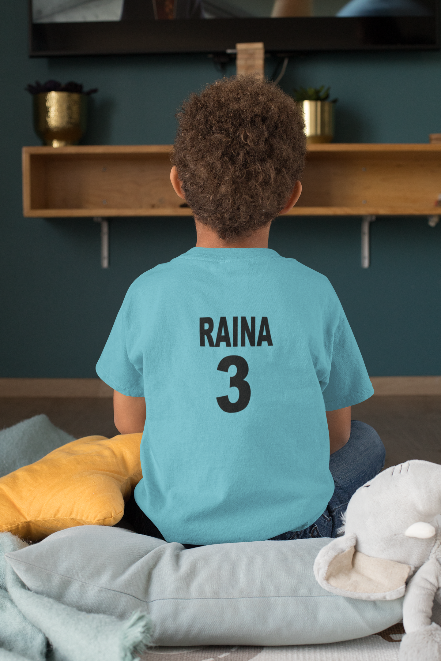Raina 3 Half Sleeves T-Shirt for Boy-FunkyTeesClub