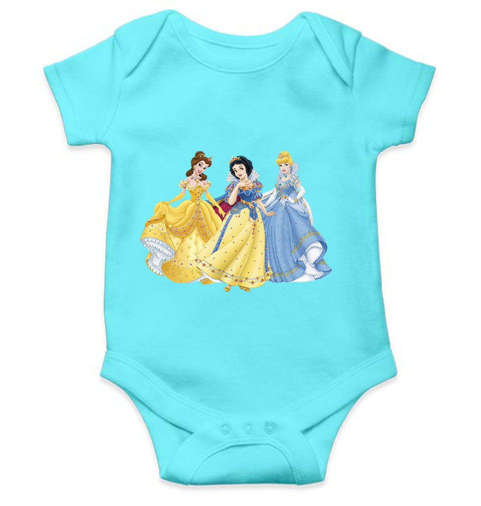 Cute Princess Cartoon Rompers for Baby Girl- FunkyTeesClub