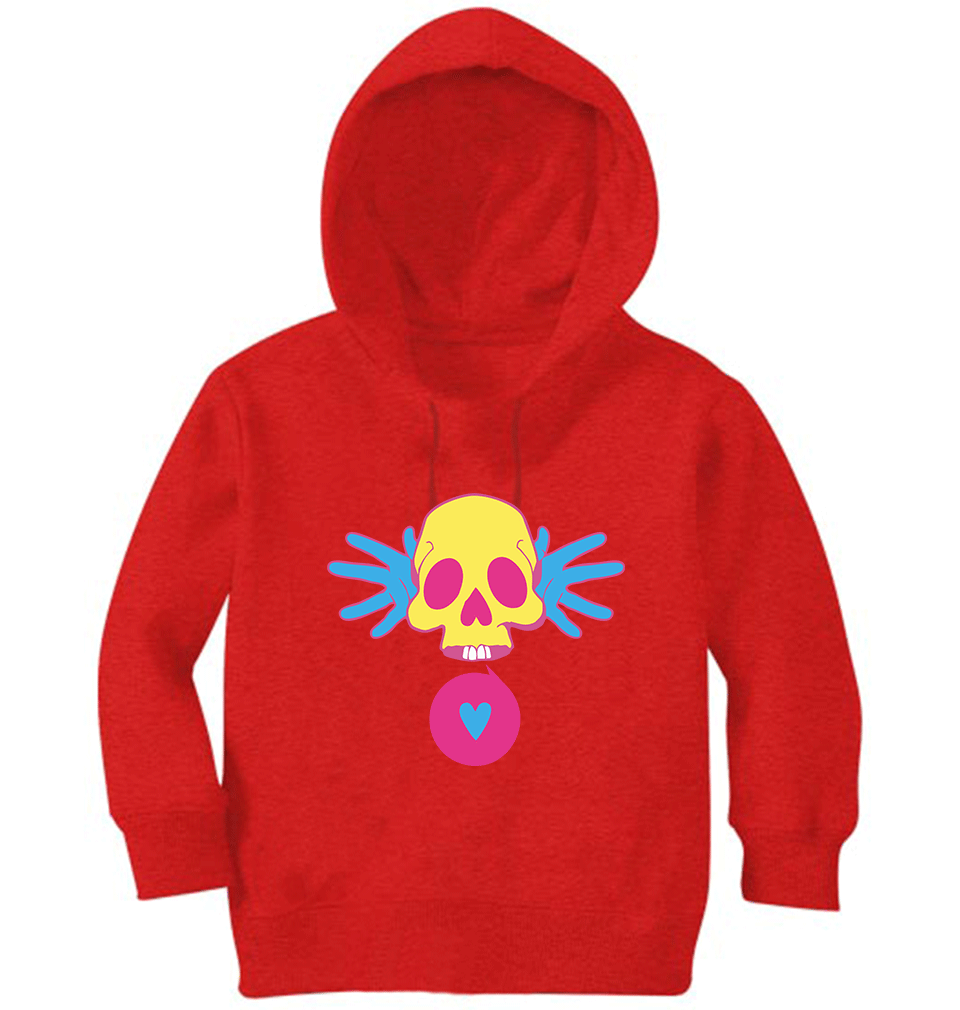 Cartoon Skull Boy Hoodies-FunkyTeesClub