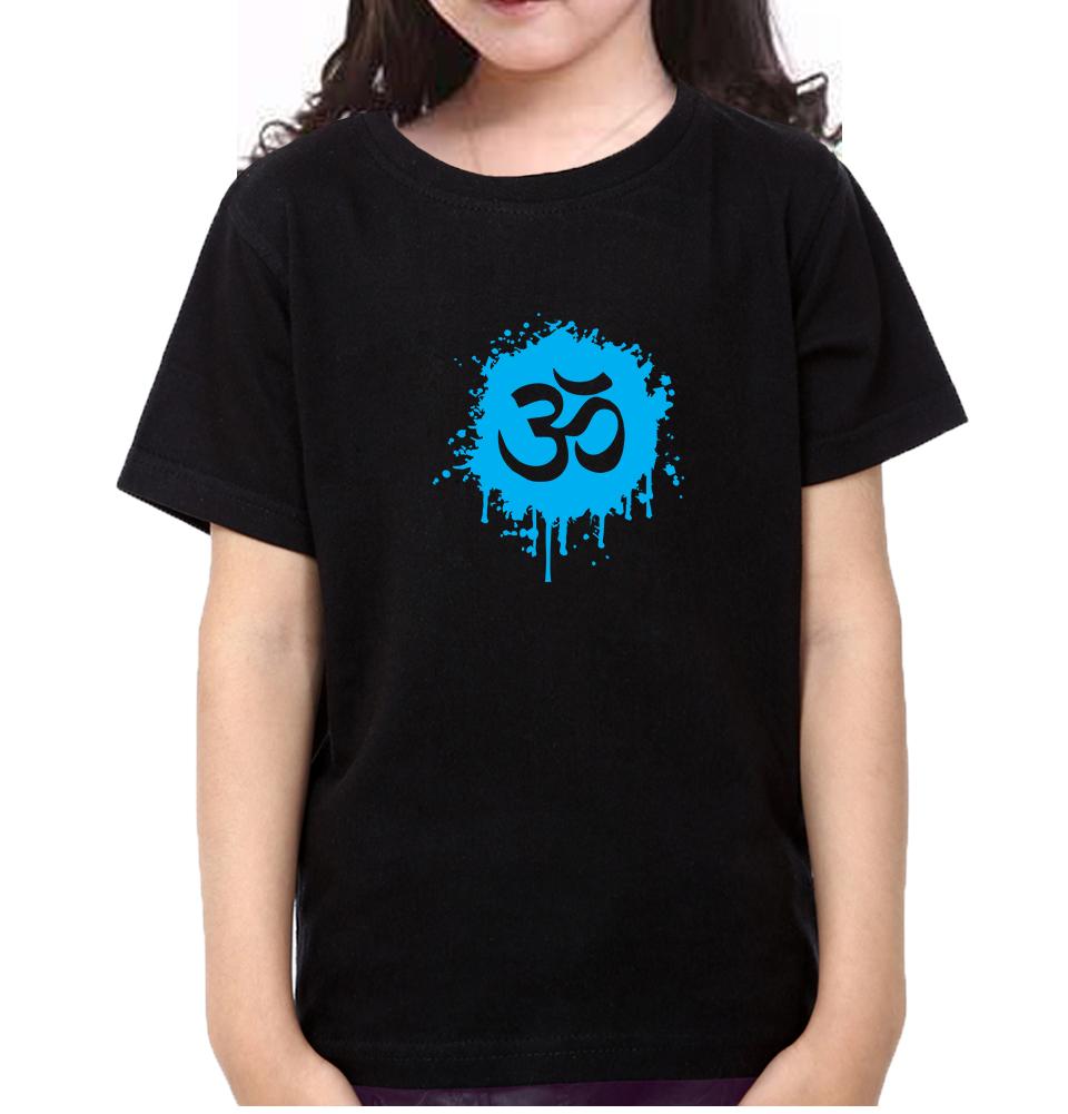 Hindi Om Half Sleeves T-Shirt For Girls -FunkyTeesClub
