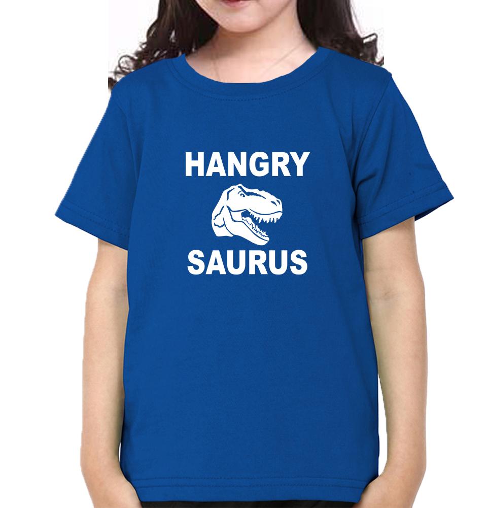 Hangry Sauras Half Sleeves T-Shirt For Girls -FunkyTeesClub