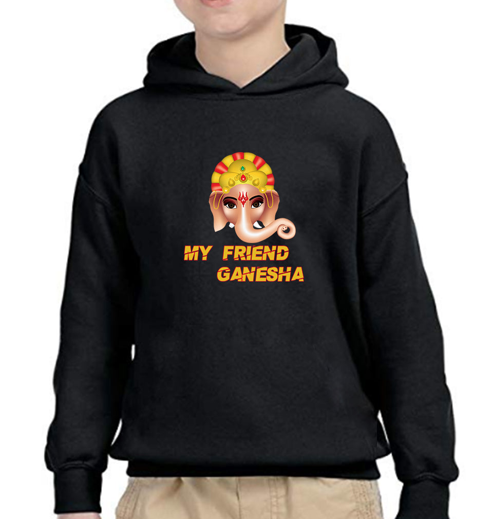 My Friend Ganesha Boy Hoodies-FunkyTeesClub