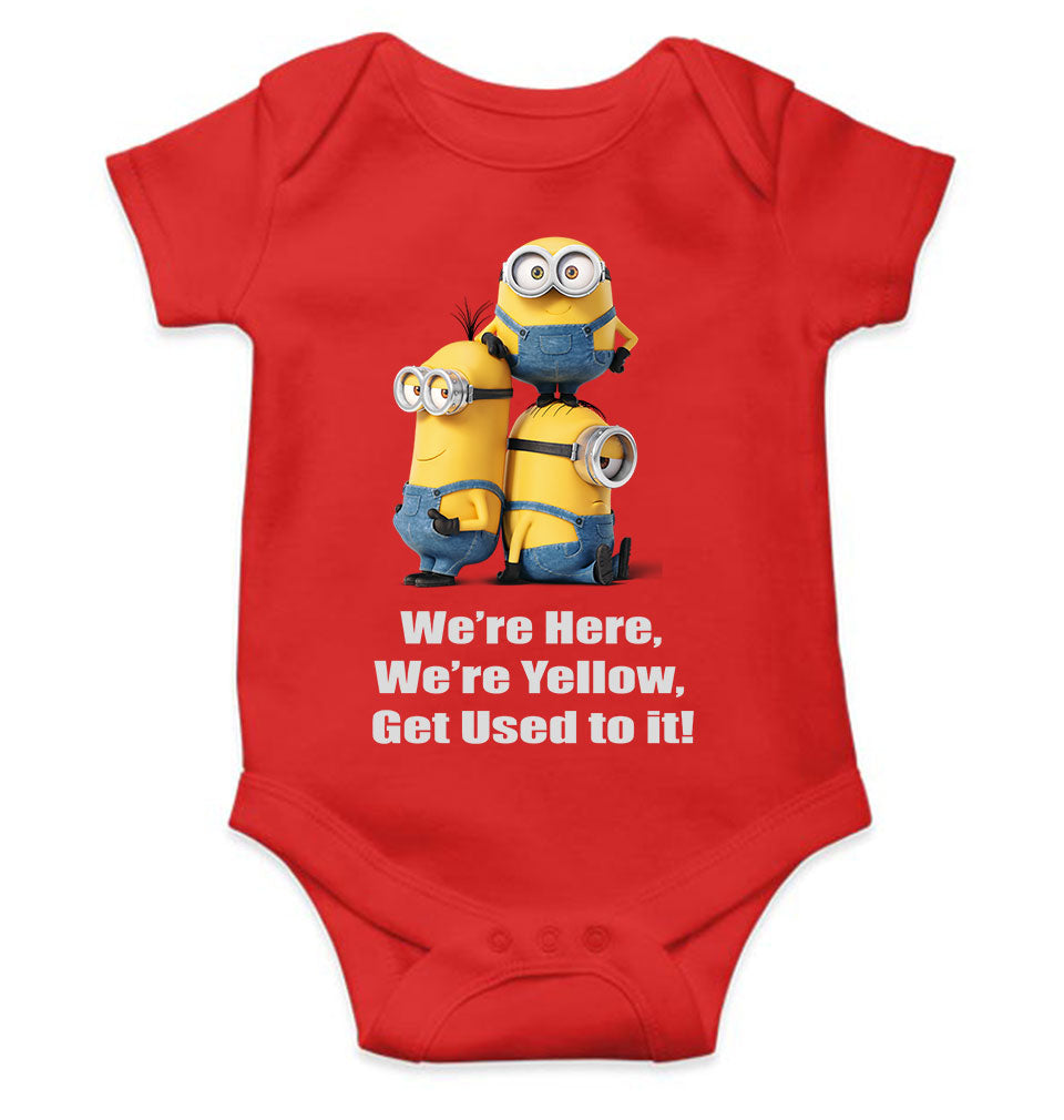Cartoon Quotes Rompers for Baby Girl- FunkyTeesClub