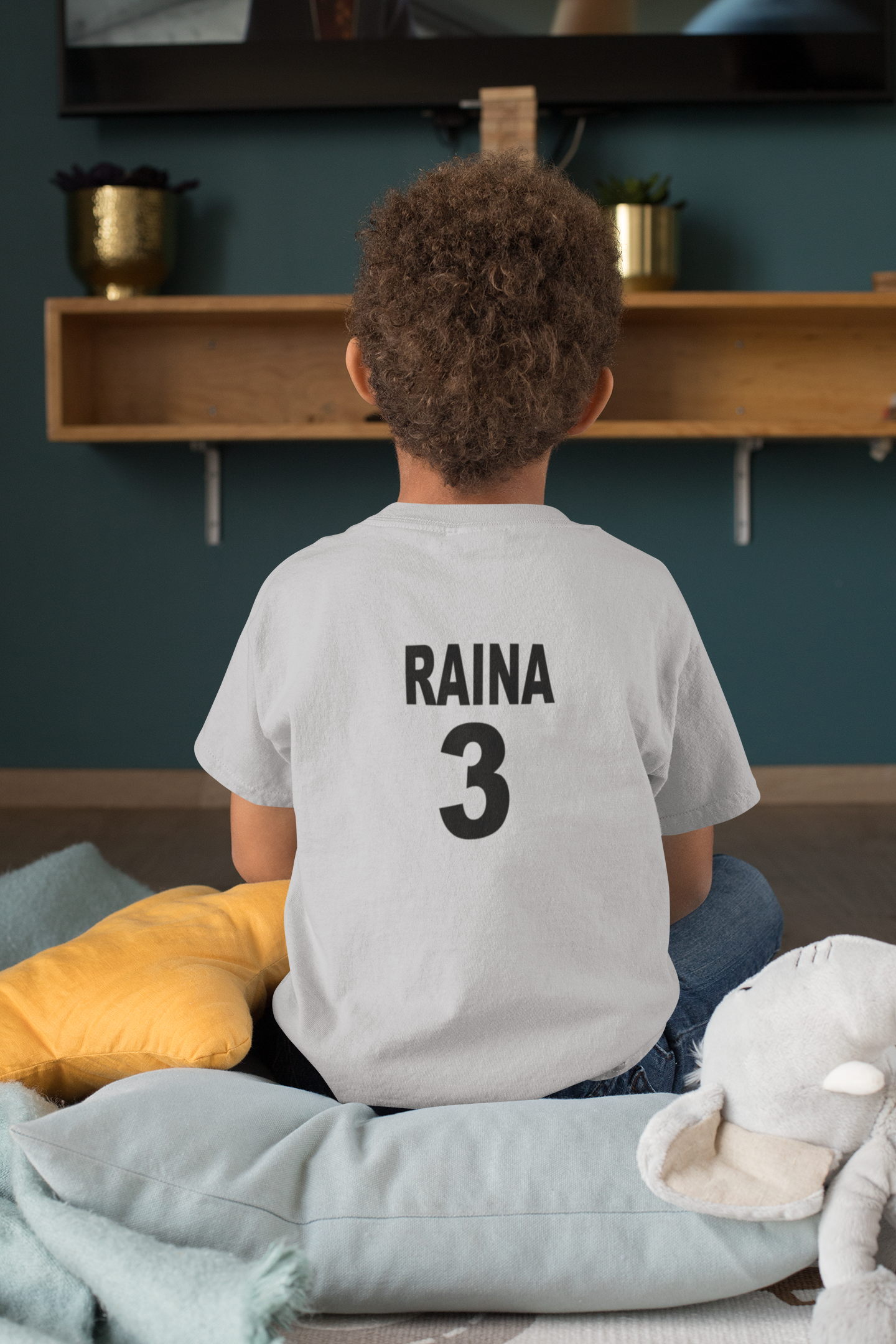 Raina 3 Half Sleeves T-Shirt for Boy-FunkyTeesClub