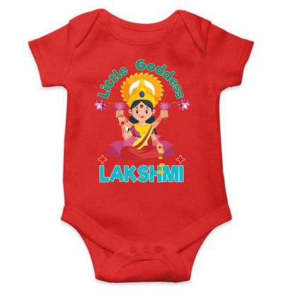 Custom Name Little Goddess Navratri Rompers for Baby Girl- FunkyTeesClub